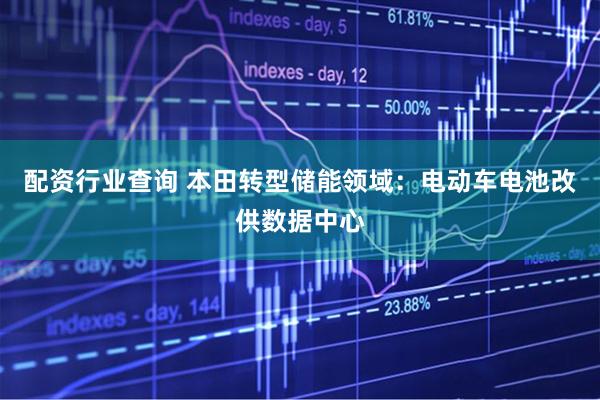 配资行业查询 本田转型储能领域：电动车电池改供数据中心